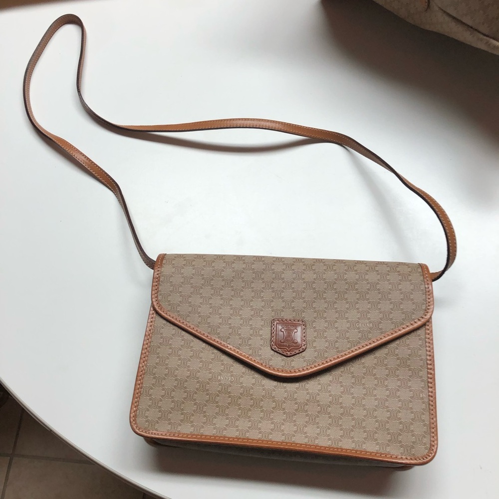 Celine Tan Crossbody Bag